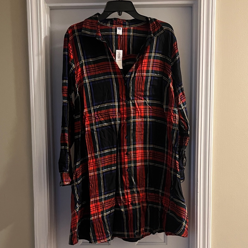 Old Navy Shirt Dress NWT